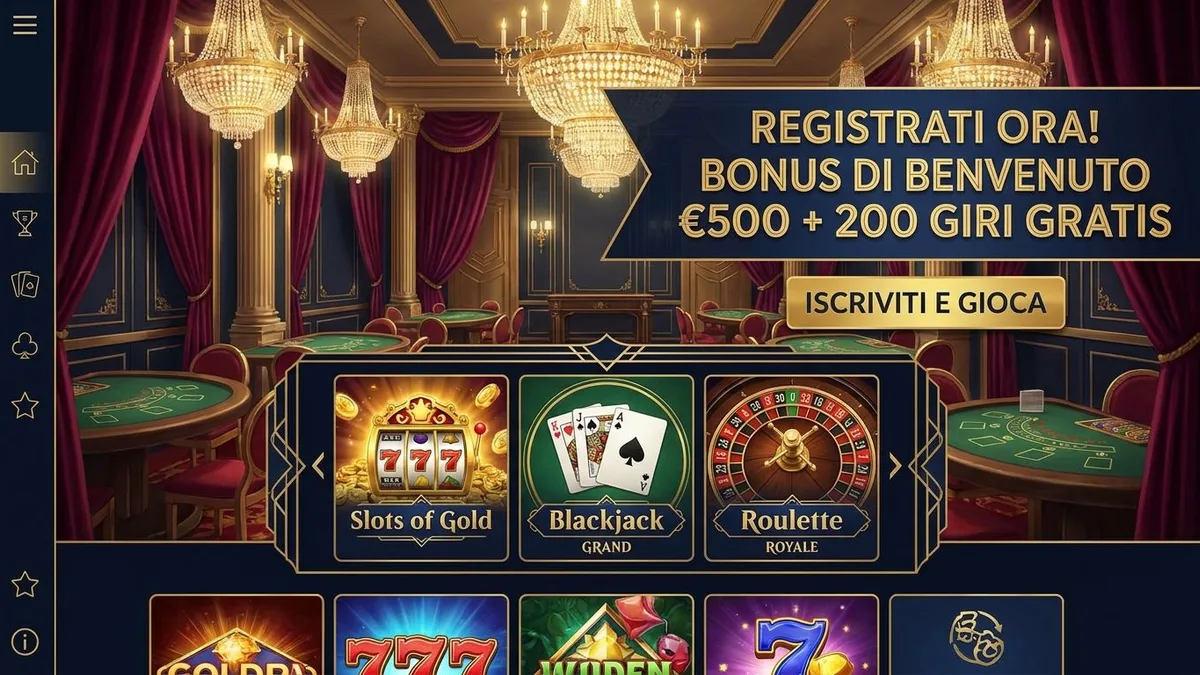 Registrazione con bonus